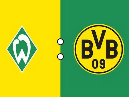 Werder Bremen gegen Borussia Dortmund