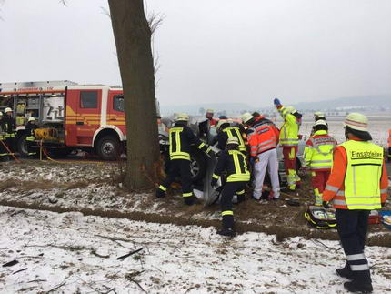 Unfall L433 Hemeringen Rettungshubschrauber Christoph 4