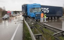 Unfall A1 Arsten 03.12.2017