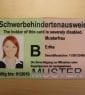 Schwerbehindertenausweis: Name ist diskriminierend, bis Ende Januar wird ein neuer Name gesucht!